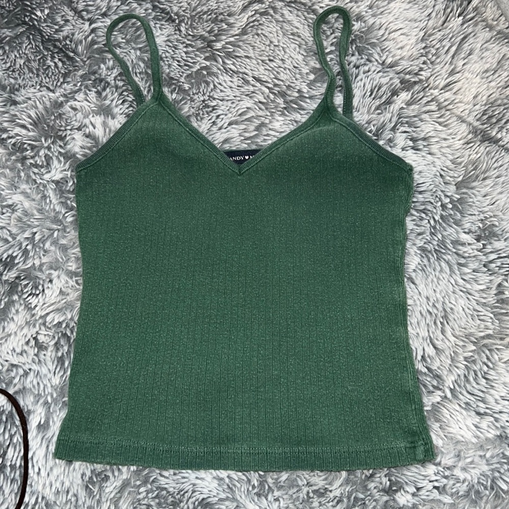 Green brandy tank top